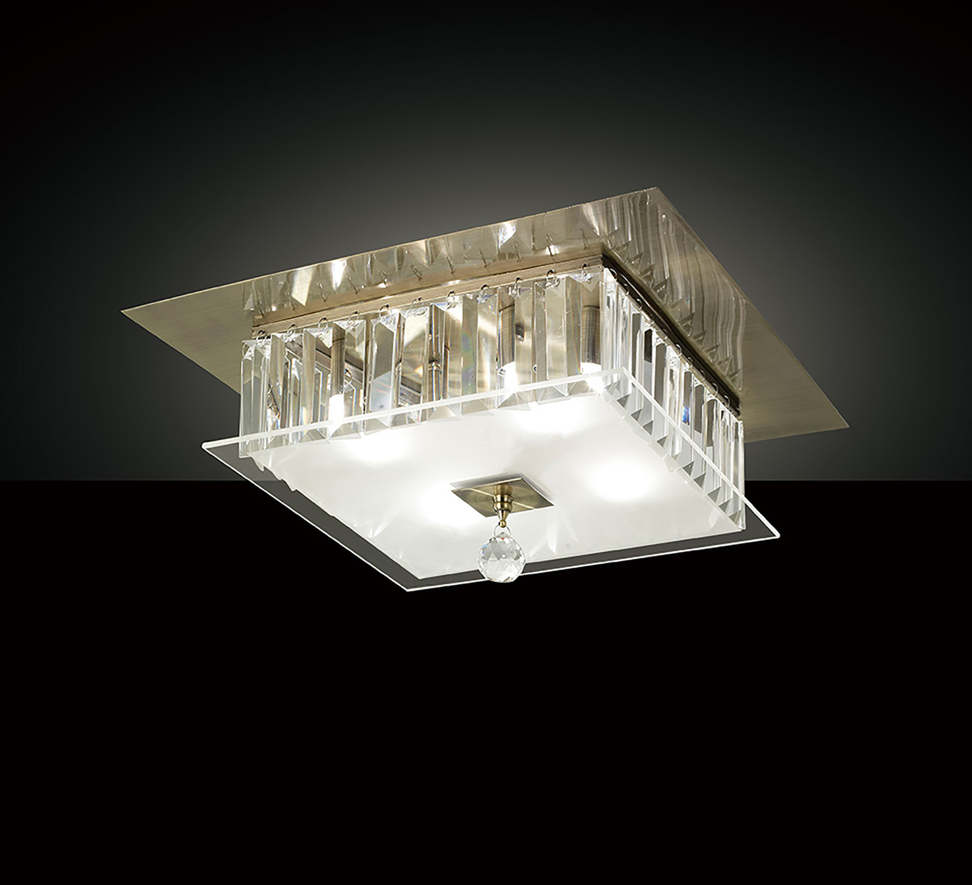 IL30247  Tosca Crystal  Flush Ceiling 4 Light